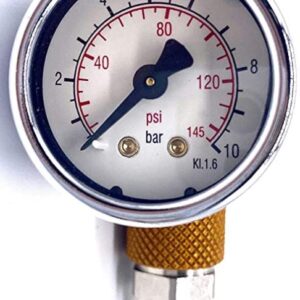 RP/1 ANI Compact Inline Air Regulator with Pressure Gauge